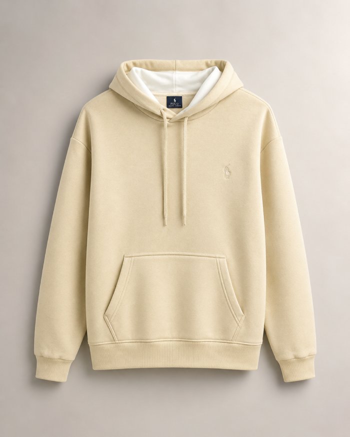 Moletom Canguru 3 Cabos Off White