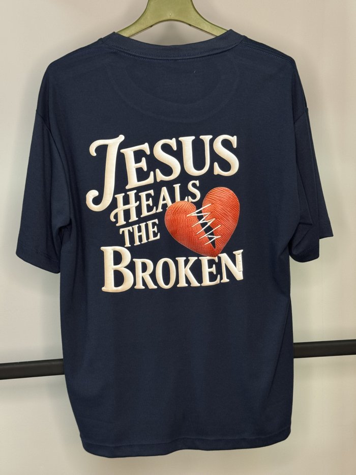 Oversized Jesus Heals The Broken