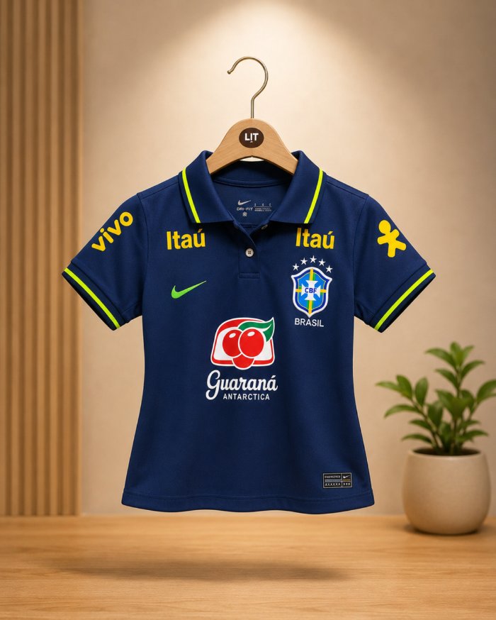 Camiseta Treino Baby look Seleção