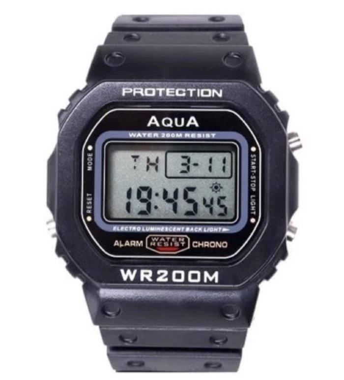 Relógio Aqua grande