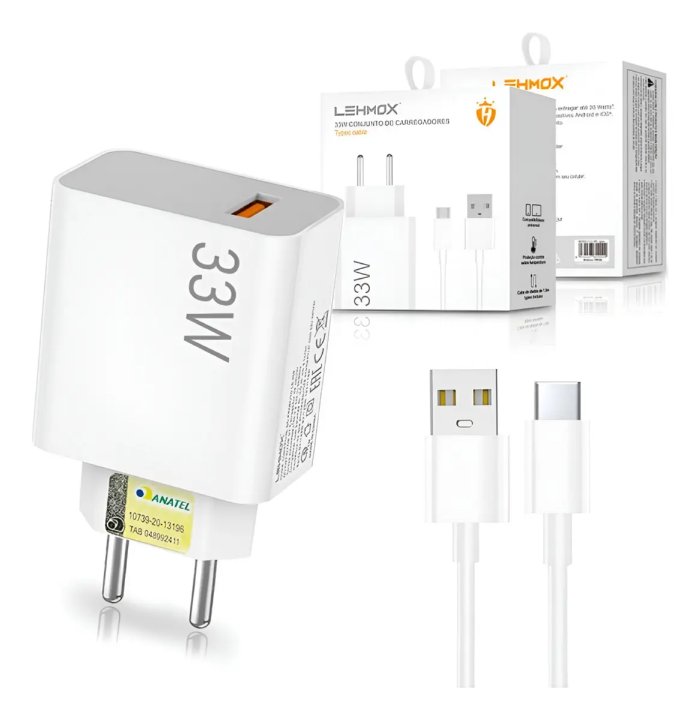 Carregador Rapido 33W Tipo C