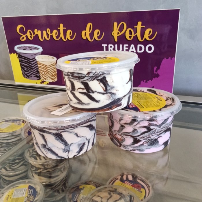 Pote de 1 litro trufado