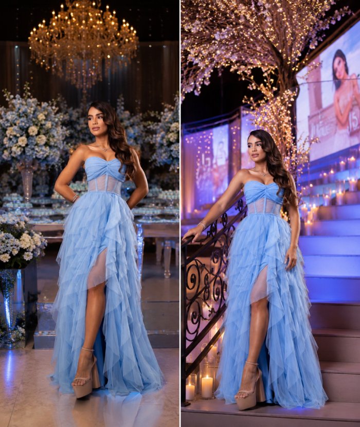 Vestido  Debutante princesa